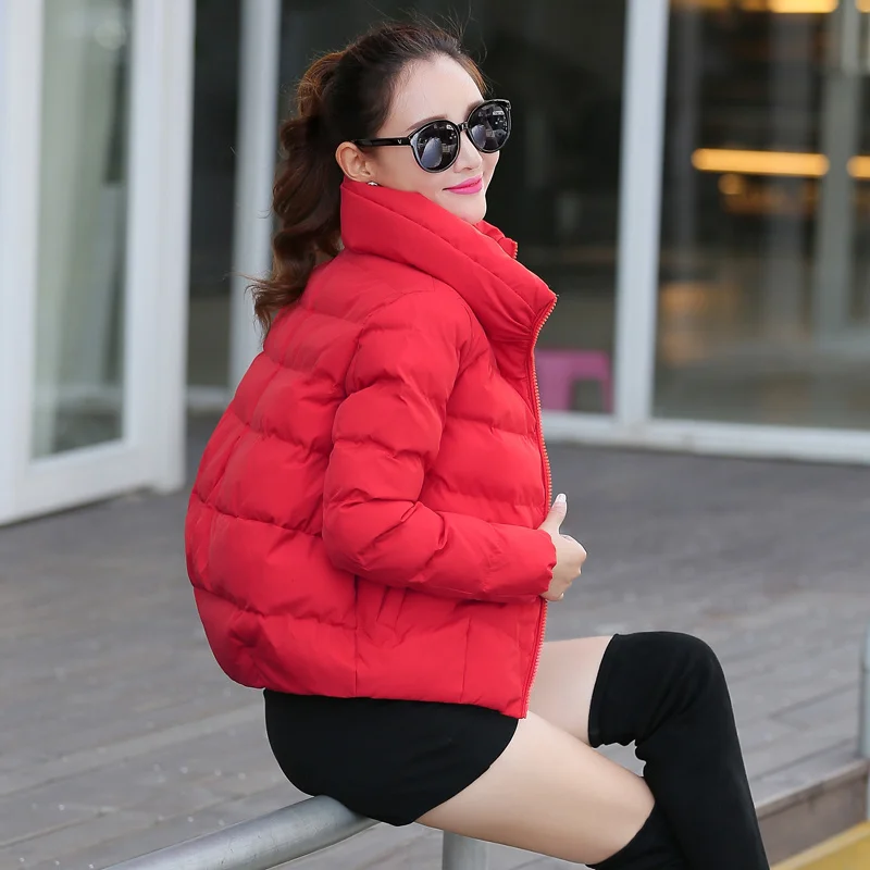 Red Quilted Padded Duck Down S - Women'S Fashion Quilted Jacket review and price