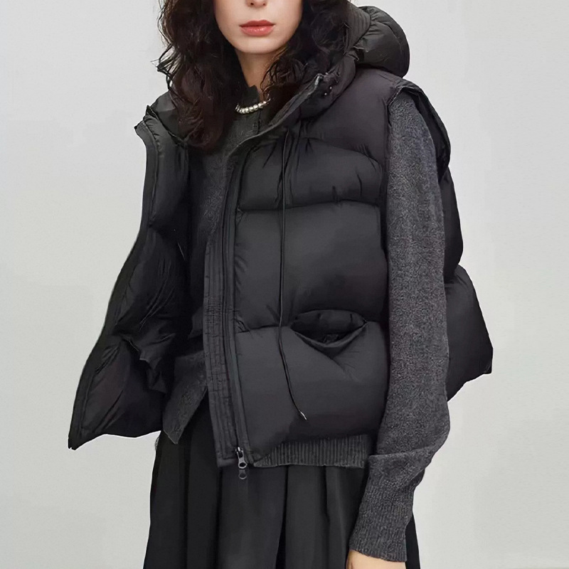Women White Duck Down Vest Win - Puffer Vest Fashion Women review and price