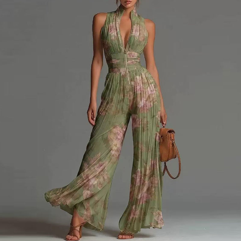 Women Elegant Chiffon Sleevele - Women'S Fashion Overalls review and price