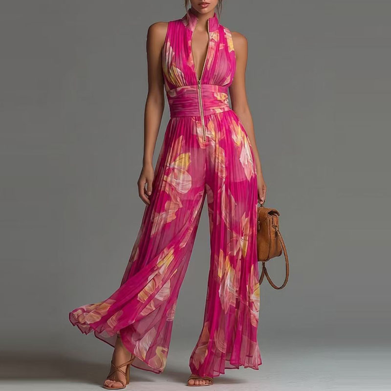 Women Elegant Chiffon Sleevele - Women'S Fashion Overalls review and price