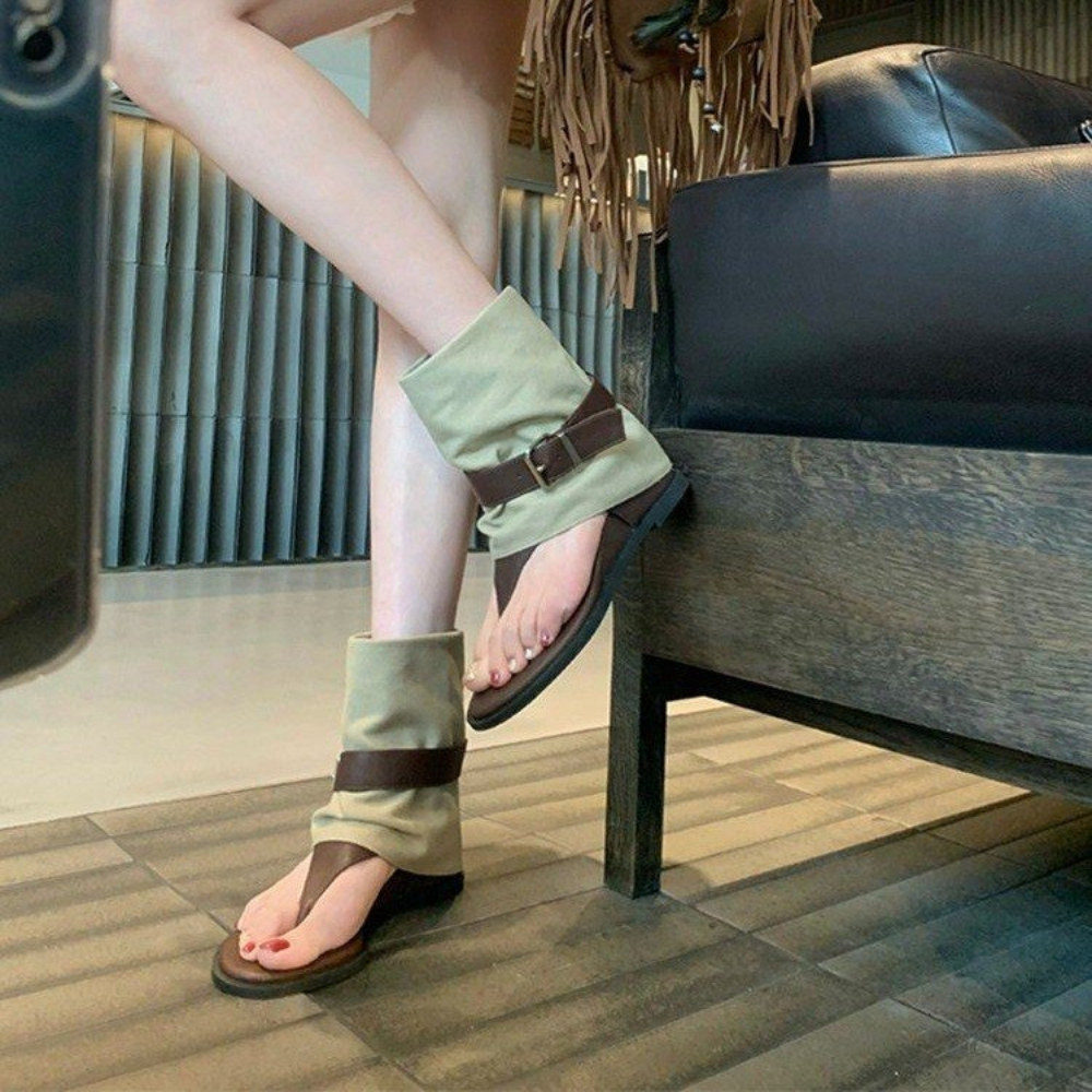 Vintage Color Block Toe Ring S - Women'S Fashion Boots review and price