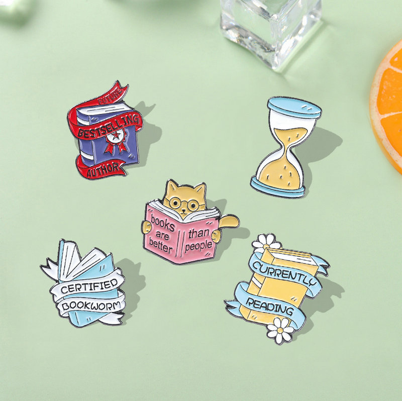 Book Enamel Pins Book Quote Ba - Women Fashion Quotes review and price