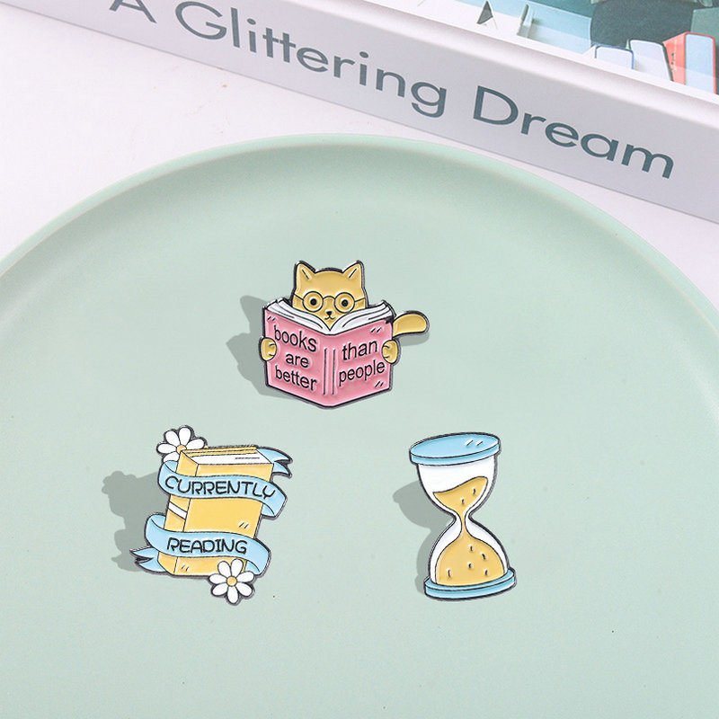 Book Enamel Pins Book Quote Ba - Women Fashion Quotes review and price