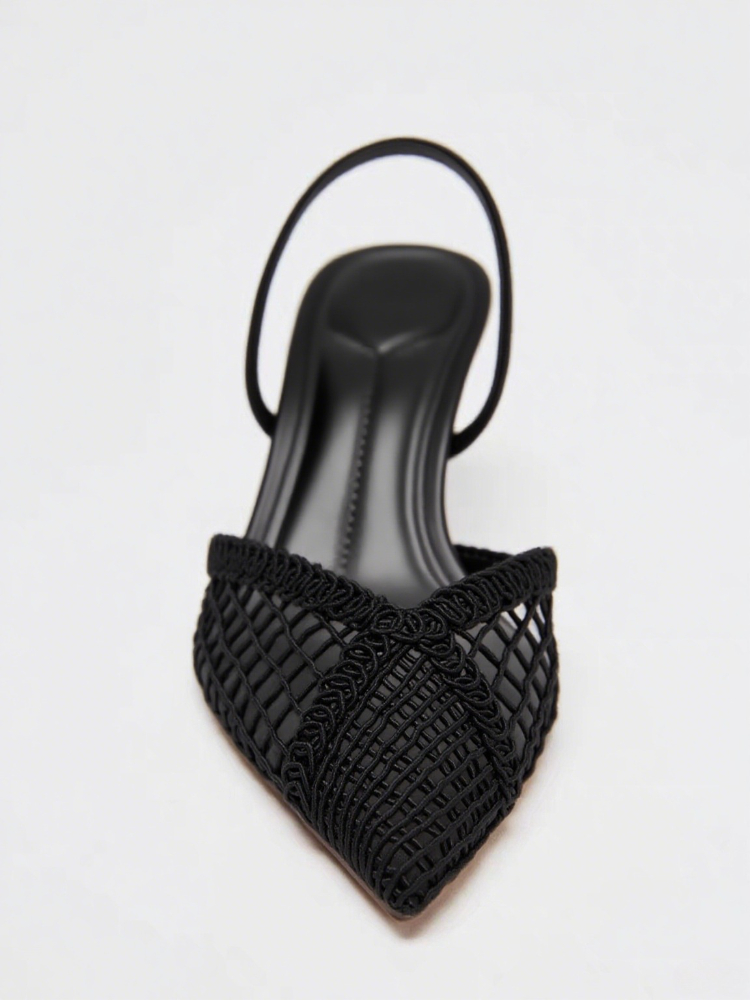 Mesh Woven Heeled Sandals Wome - Women Fashion Brand review and price