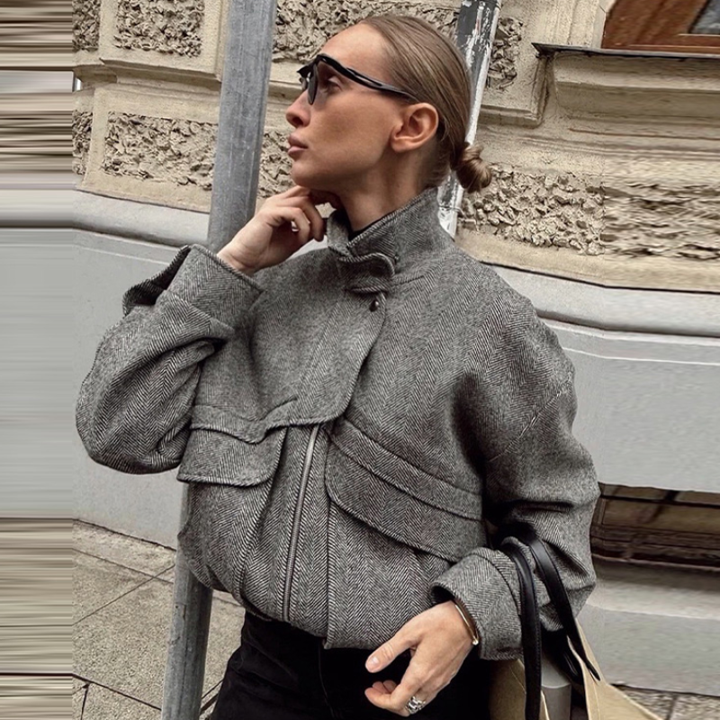 Chic Stylish Coat Stand-collar - Women'S Fashion Trends Fall 2025 review and price